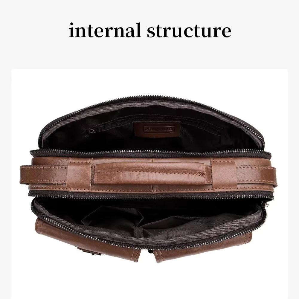 Mark | Leren Umhängetasche für Herren