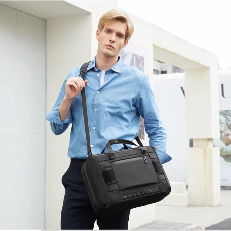 Miles | Herren große Business Laptop umwandelbare Sling Rucksack Tasche