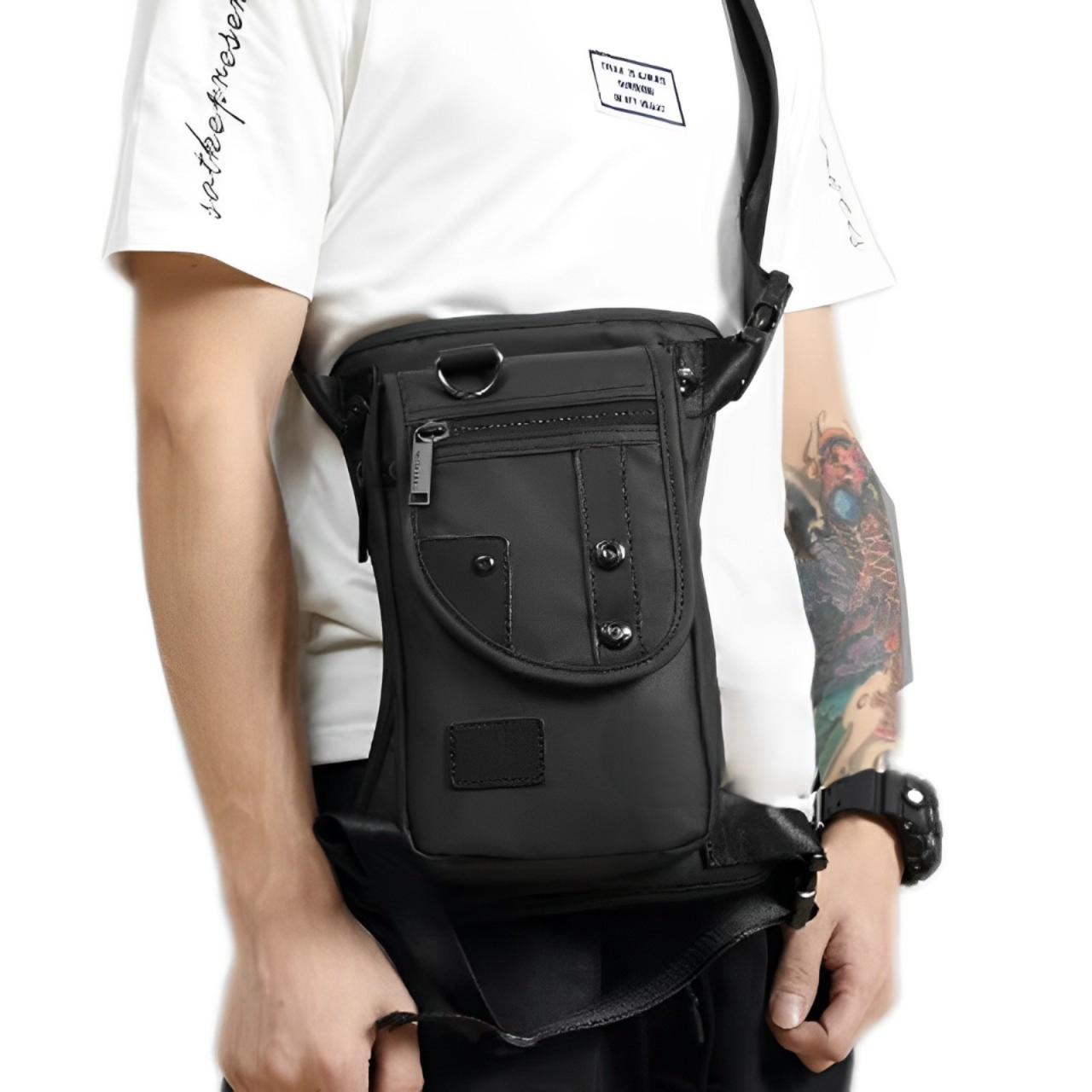 Milan | Wasserdichte Nylon Canvas Reisetasche Umhängetasche