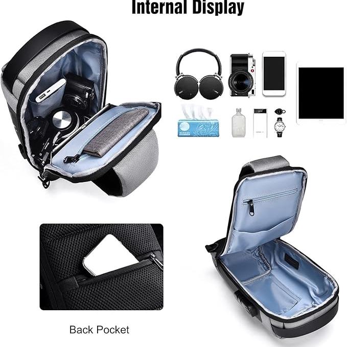 Leo | Anti-Diebstahl große Reisecrossbody-Tasche