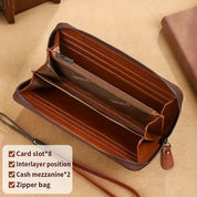 Jream | Antidiebstahl Leder Reisebörse