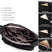 Maya | Leichter Multi-Taschen Nylon Crossbody Messenger Reisetasche