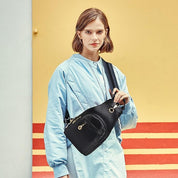 Nina | Damen Wasserfeste PU Leder Crossbody Sling Tasche Rucksack