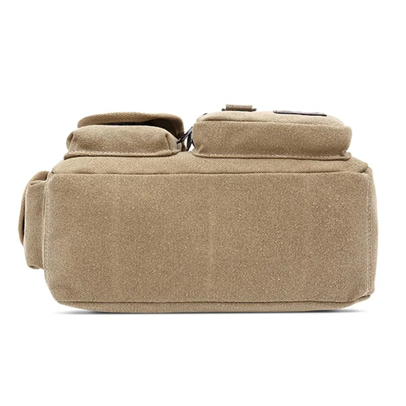 Max | Canvas Messenger Schultertasche