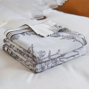 Blumenmuster Bambusfaserkühlungswurf