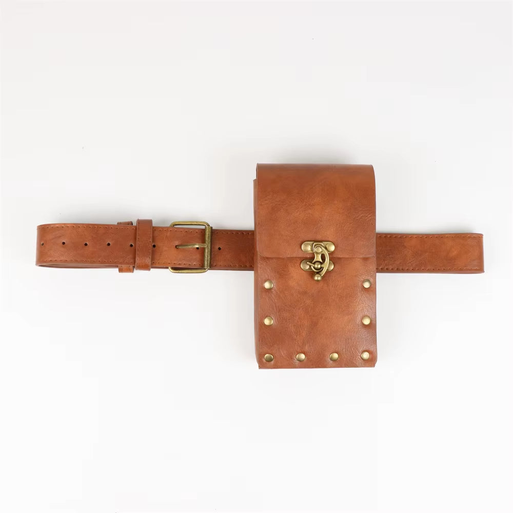 Elara | Middeleeuws Hüfttasche aus PU Leder