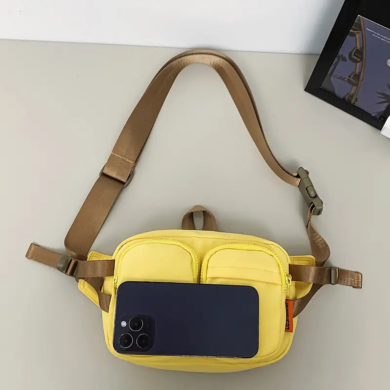 Ruby | Lässige Wasserabweisende Nylon Hüfttasche Crossbody