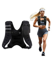 Verstellbare Gewichtsweste mit reflektierenden Streifen