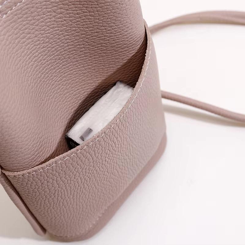 Clara | Schicke Kleine PU Leder Crossbody Tasche