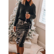 Amelie | Eleganter Paillettenrock – Perfekt für Festliche Anlässe