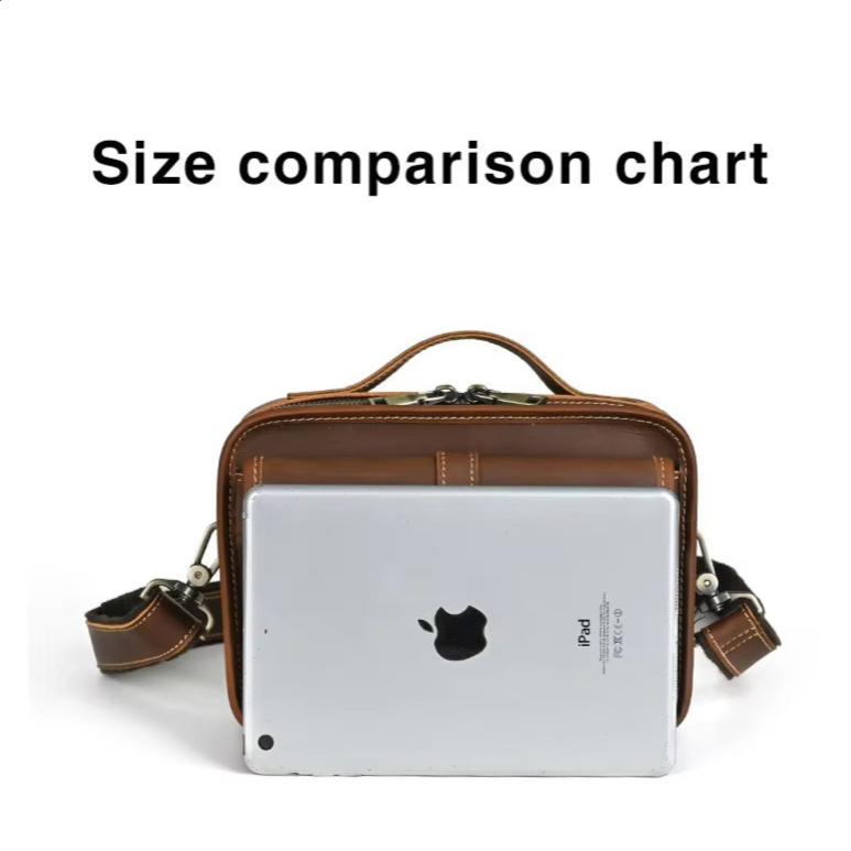 Lucas | Retro Leder Kleine Crossbody Messenger Handtasche