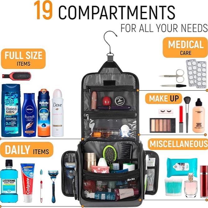 Alex | Kompakter und reisefreundlicher Kulturbeutel