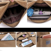 Max | Canvas Messenger Schultertasche