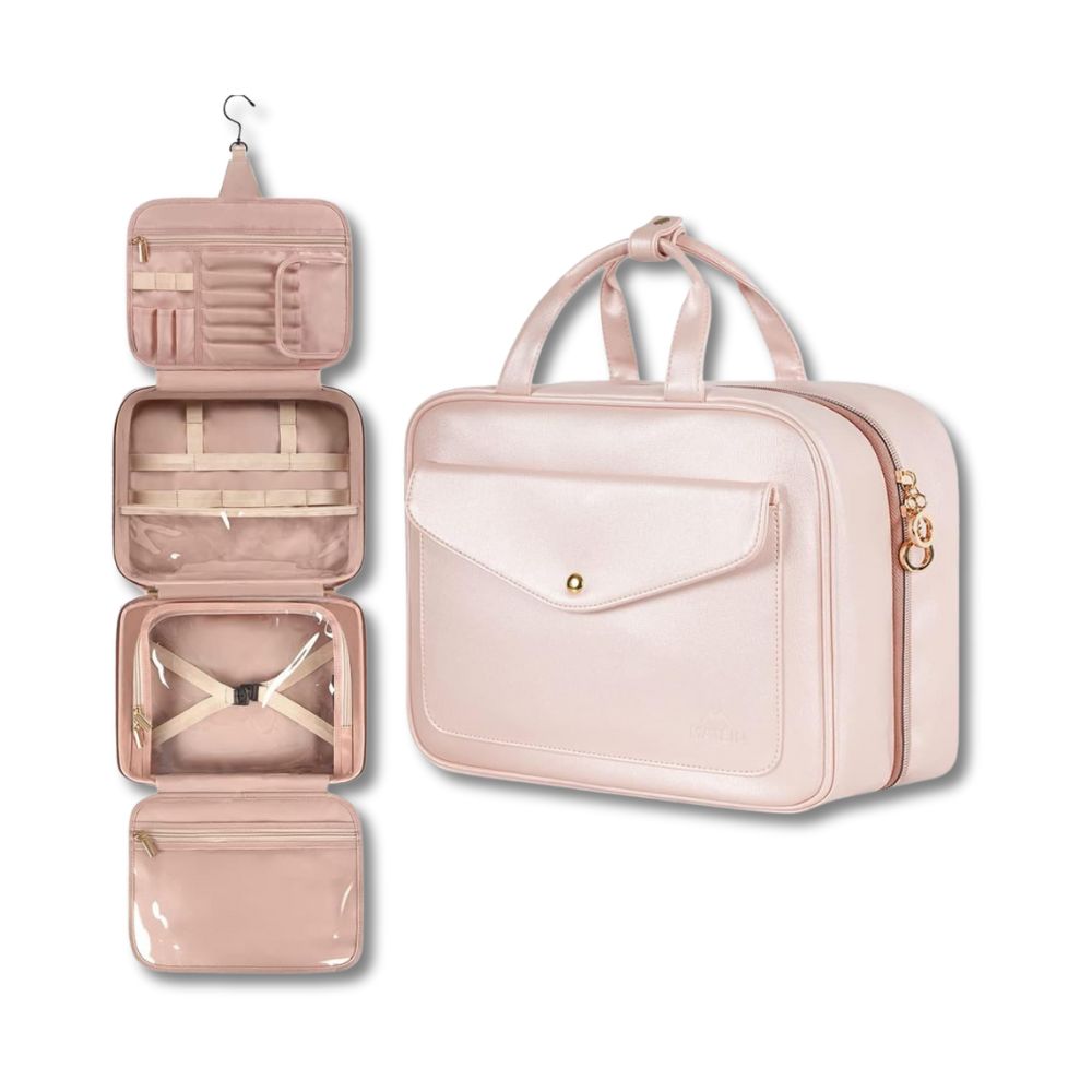 Samira | Vielseitiger hängender Kulturbeuteltasche mit mehreren Fächern