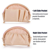 Ayleen | Wasserdichte Halbmond Kosmetik Makeup Tasche