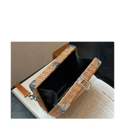 Lena | Damenmodische Geflochtene Schultertasche