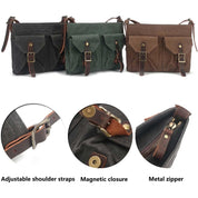 Ethan | Vintage Canvas Umhängetasche