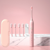 Variant image for X2 Pink mit 4 Pinselköpfen [neues Modell] + Reisebox + Ständer