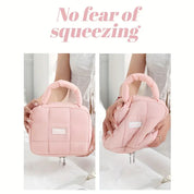 Andie | Gepolsterte, gesteppten Reise-Make-up Kosmetiktasche