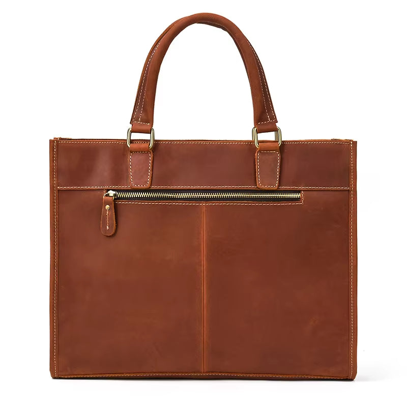 Jack | Herren Vintage Leder Reise Crossbody Messenger Handtasche