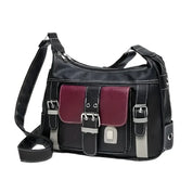 Leila | Vintage PU Leder Damen Crossbody Handtasche