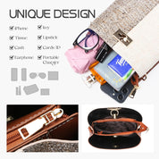 Maya | Kleine Farbblock Crossbody Sling Bucket Tasche