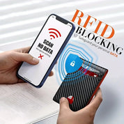 Rave | RFID-blockierende schlanke Reisebrieftasche für Männer