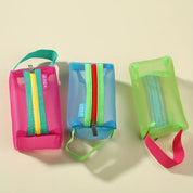 Raina | Transparente Farbige Netz-Make-up-Tasche