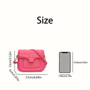 Luna | Damen PU Leder Sattel Crossbody Sling Tasche