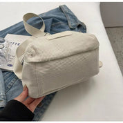 Eva | Einfache Corduroy Schultertasche