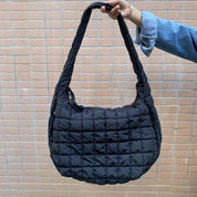 Luca | Große Kapazität Gequiltete Crossbody Messenger Tasche