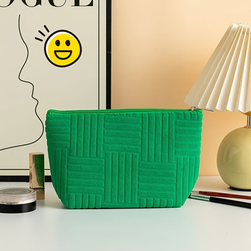 Miller | Stilvoller Chic Gestreifter Modischer Makeup-Beutel