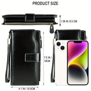 Dulce | RFID-sichere Reisetasche | Mehrfachfach Vintage Clutch