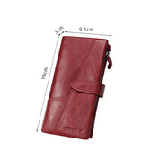 Berkley | RFID-sichere Vintage-Leder-Reisegeldbörse