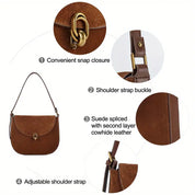 Amelia | Schicke Echte Leder Kleine Crossbody Sling Tasche