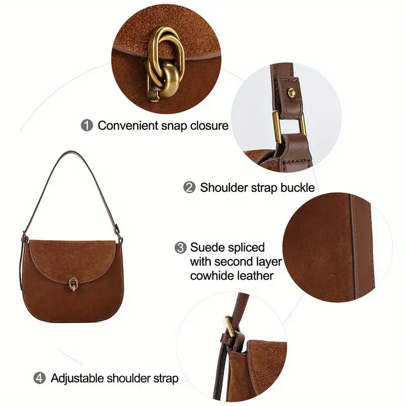 Amelia | Schicke Echte Leder Kleine Crossbody Sling Tasche