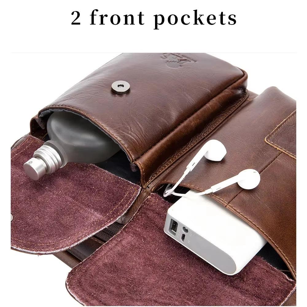 Mark | Leren Umhängetasche für Herren