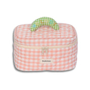 Melody | Vielseitiges Vichy-Karo Beauty Essentials Organizer Set