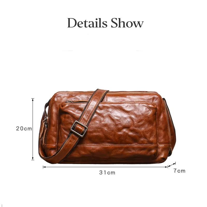 Owen | Echtes Leder Crossbody Reisetasche