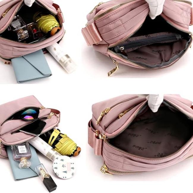 Anna | Wasserdichte Multi Pocket Crossbody Sling-Handtasche