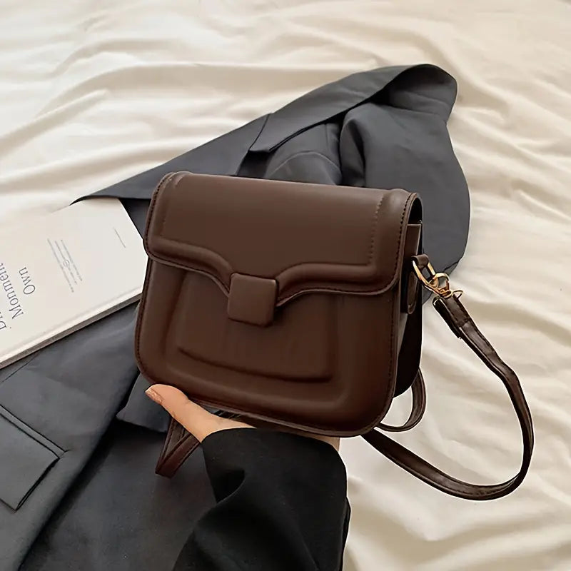 Luna | Damen PU Leder Sattel Crossbody Sling Tasche