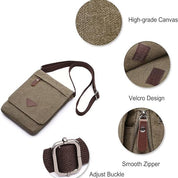 Joris | Retro Canvas Kleine Messenger Schultertasche