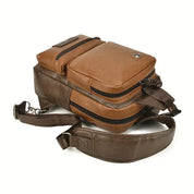 Noah | Reis Crossbody-Tasche aus PU-Leder mit Ladeanschluss