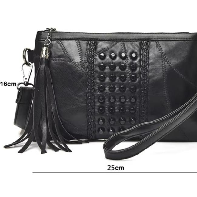 Sanne | Leder Crossbody Schultertasche für Damen