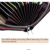 Maisy | RFID-blockierende Reißverschluss-Reisegeldbörse aus Kunstleder