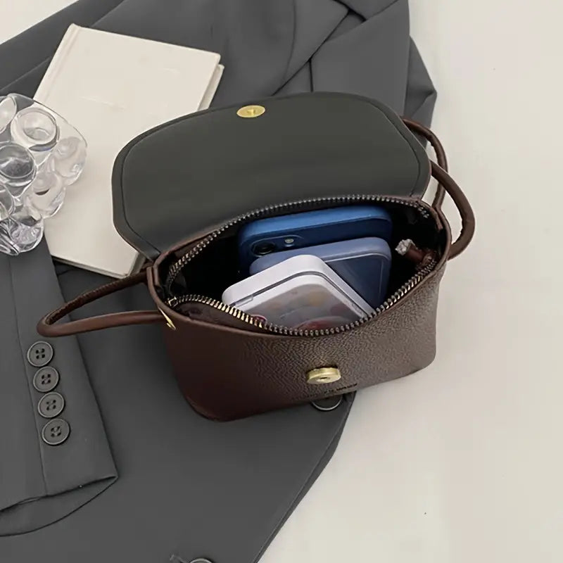 Sophie | Mini Zarte Kunstleder Crossbody Schultertasche