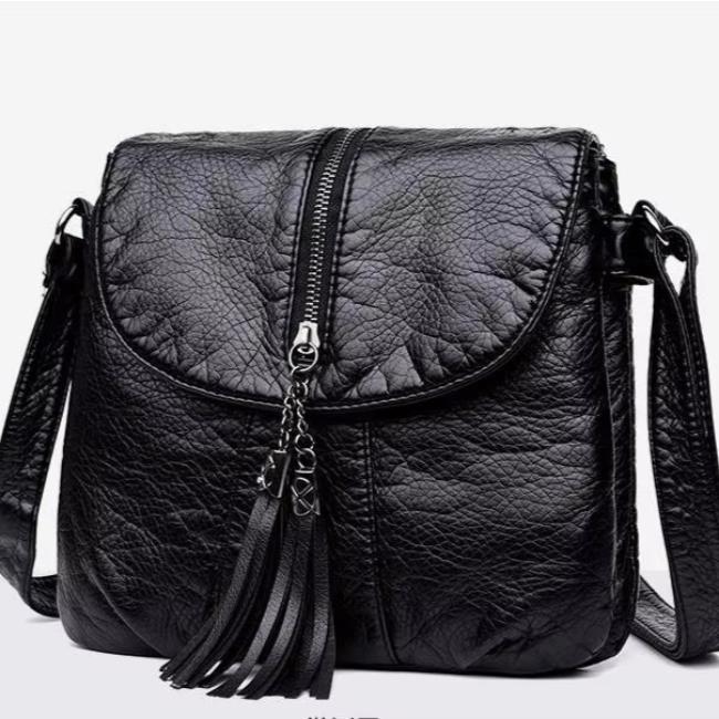Luna | Elegante Leder Schultertasche