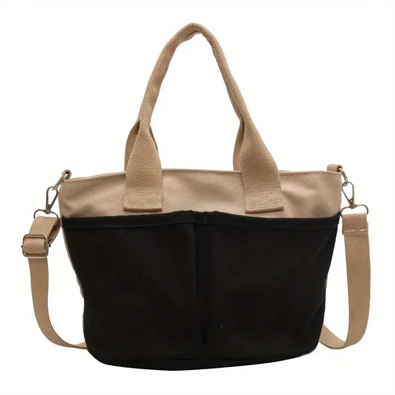 Isabel | Stilvolle Canvas Tote-Schultertasche