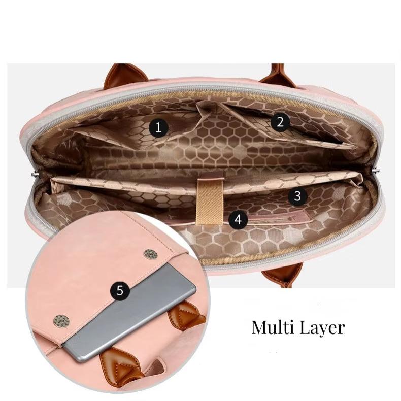 Isabella | PU Leder Reise Crossbody Messenger Tote Handtasche