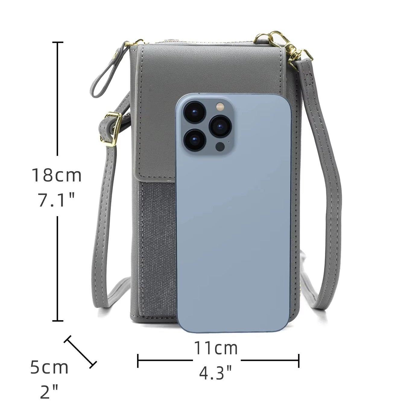 Maya | Kleine Kompakte Leder Crossbody Tasche